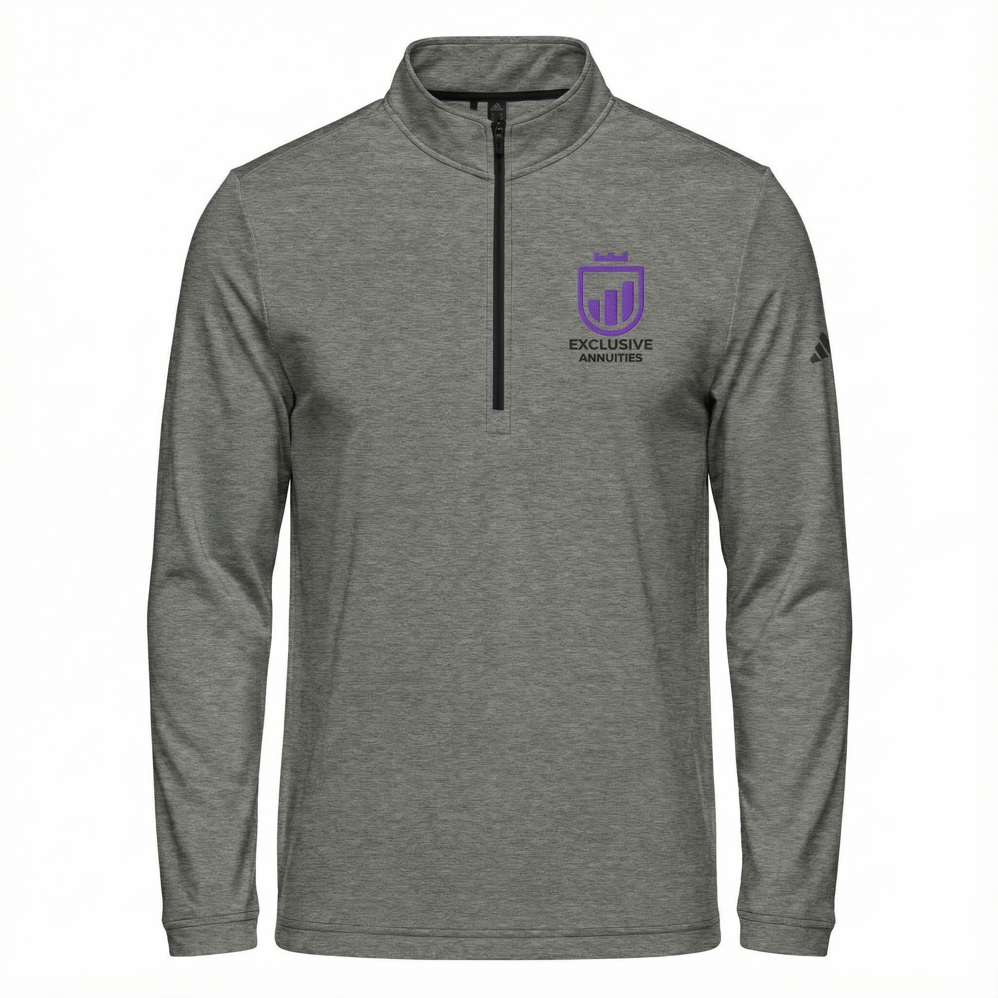 EA: Executive Quarter Zip - Black Heather