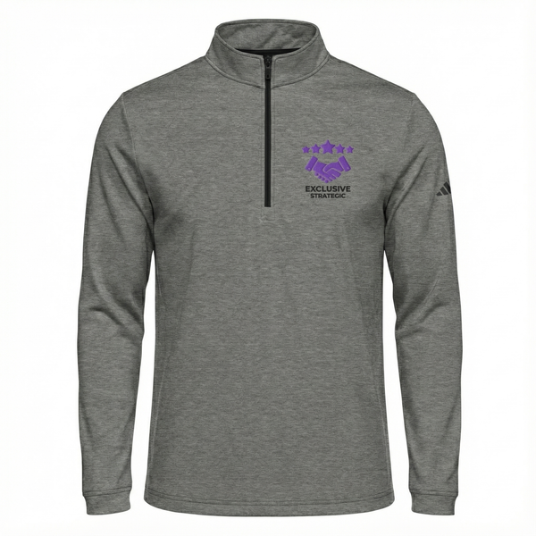 ES: Executive Quarter Zip - Black Heather