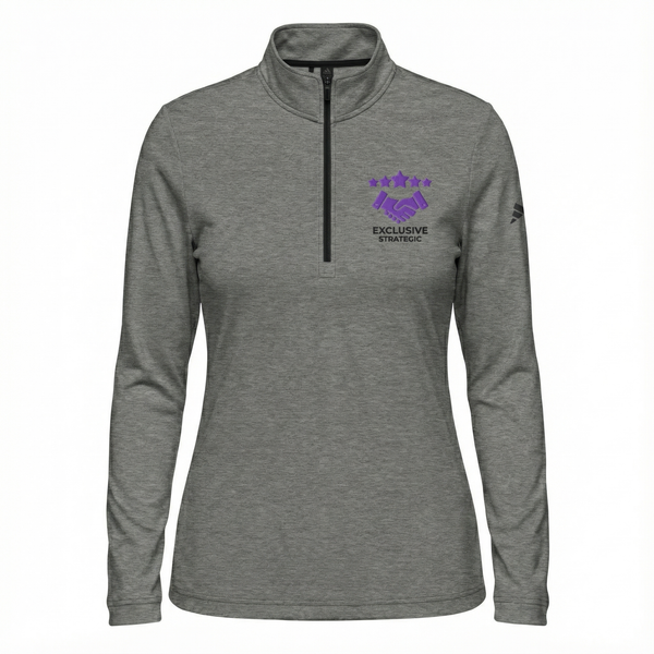 ES: Executive Quarter Zip - Black Heather