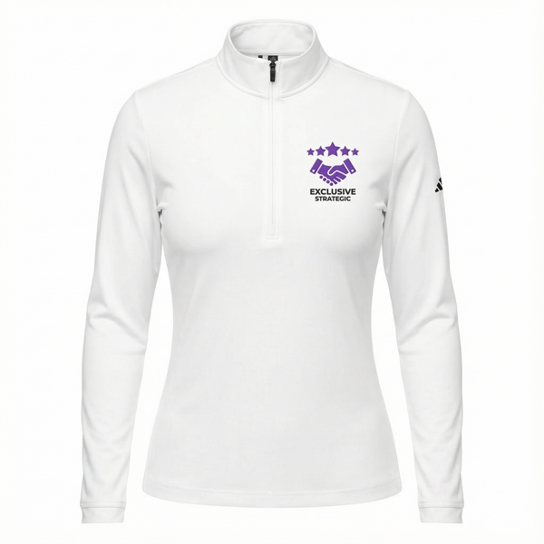 ES: Executive Quarter Zip - White