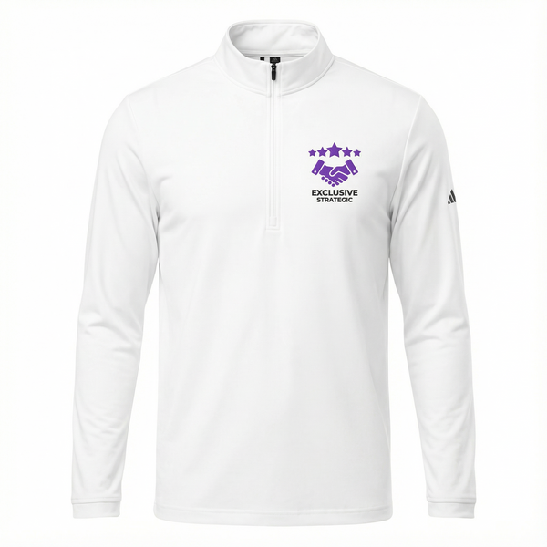 ES: Executive Quarter Zip - White