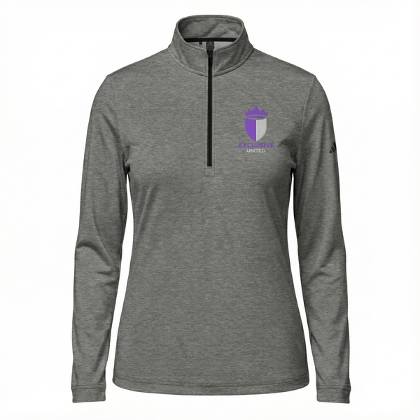 EU: Executive Quarter Zip - Black Heather