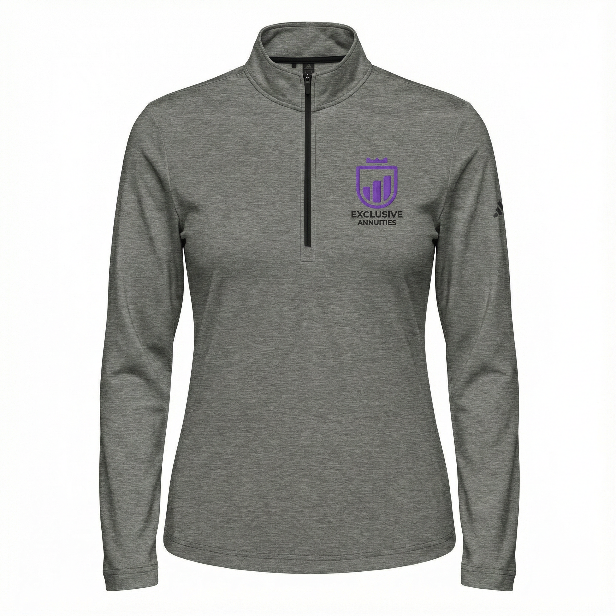 EA: Executive Quarter Zip - Black Heather